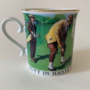 Golfers Coffee Mug Putt In Haste Repent In Leisure